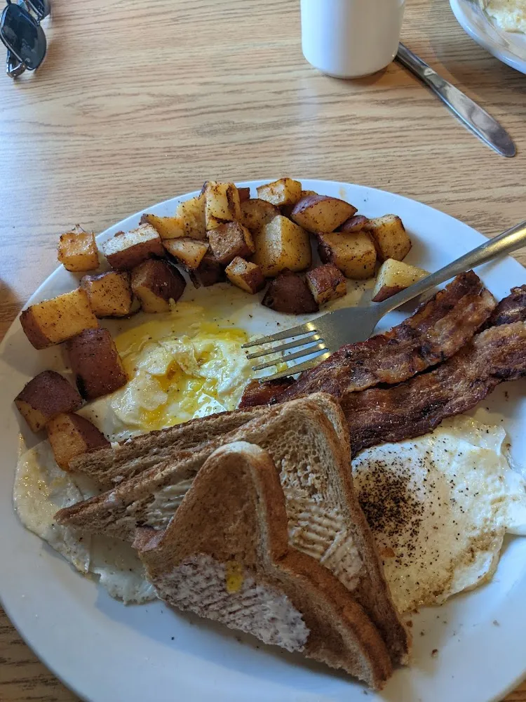 Eggs Bacon and Home Fries